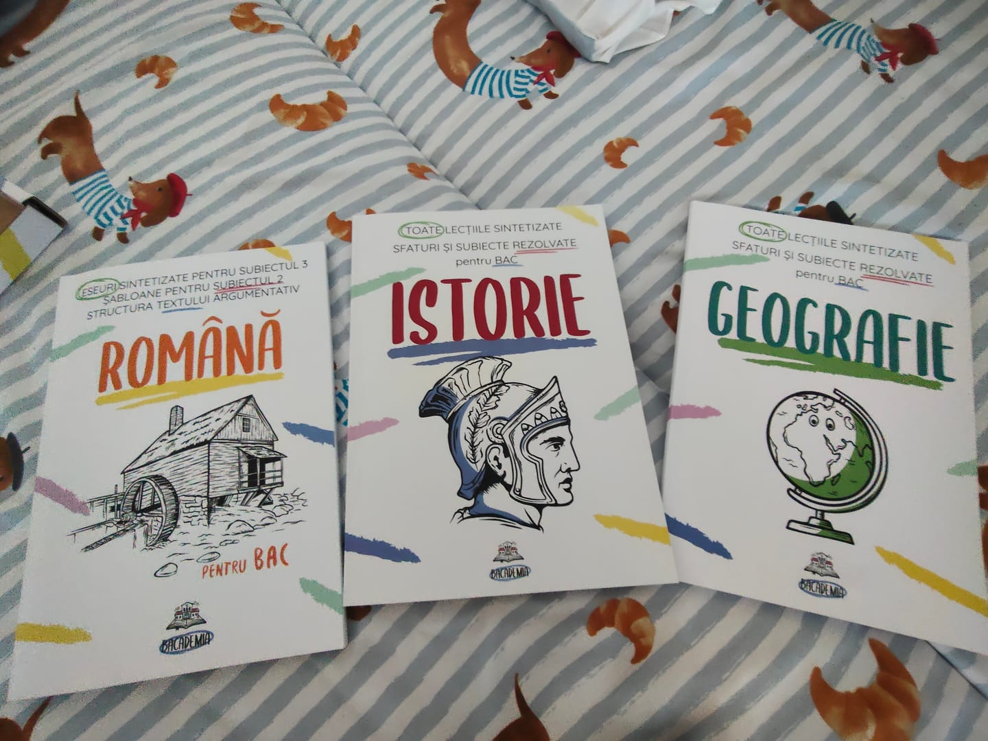 Customer photo review of Pachet Bacalaureat (Română + Istorie + Geografie) Bacademia