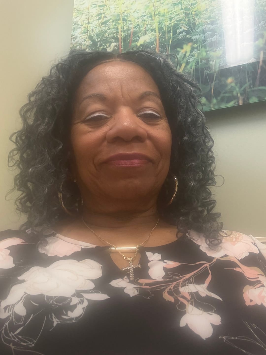 Customer photo review of Lola - 16" Pre Bleached Salt & Pepper Boho Locs Wig | Blend Human Hair And Synthetic Fiber Boho Curls