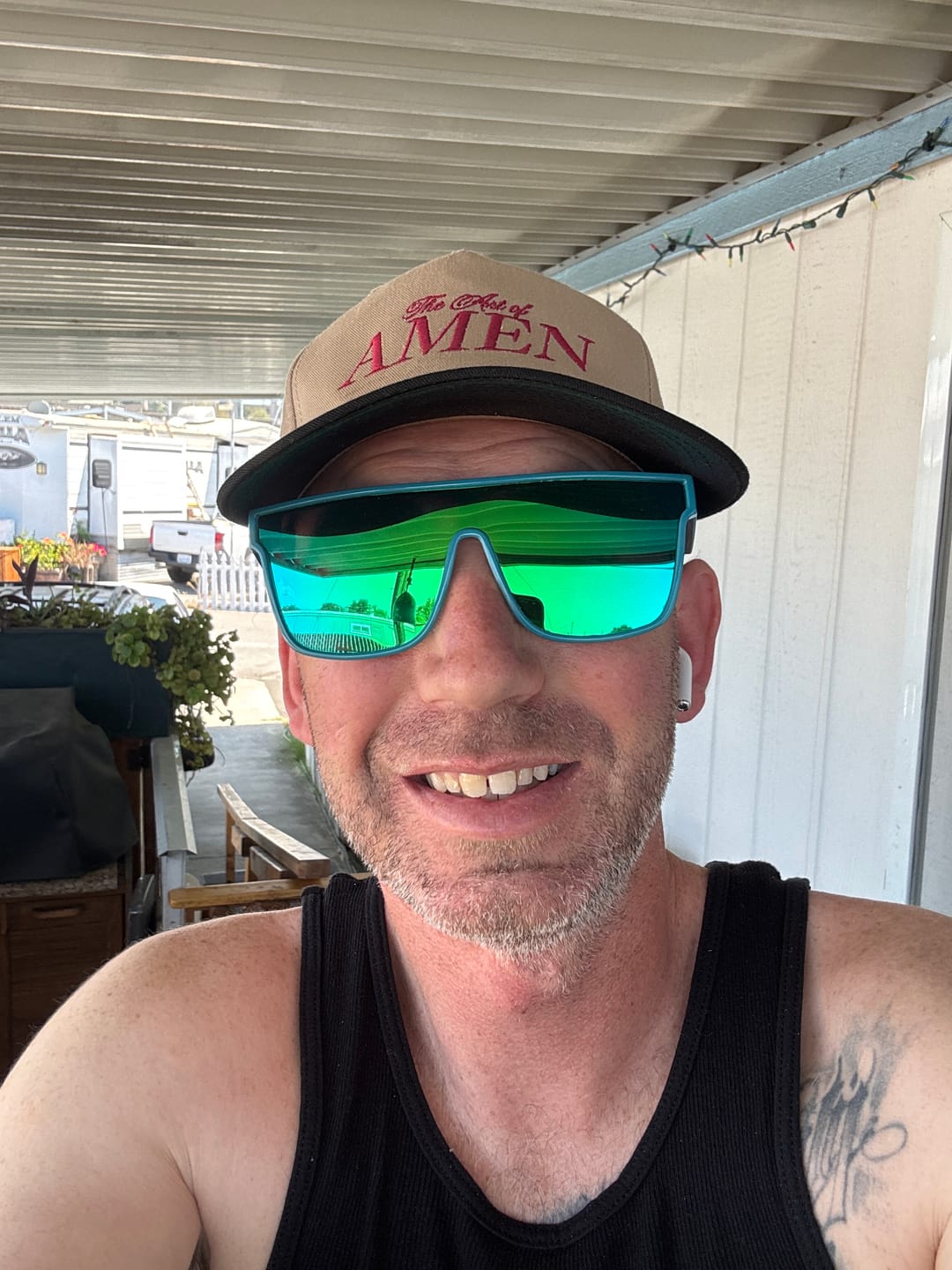 Customer photo review of 80Eighty® Polarized Bay Sunglasses