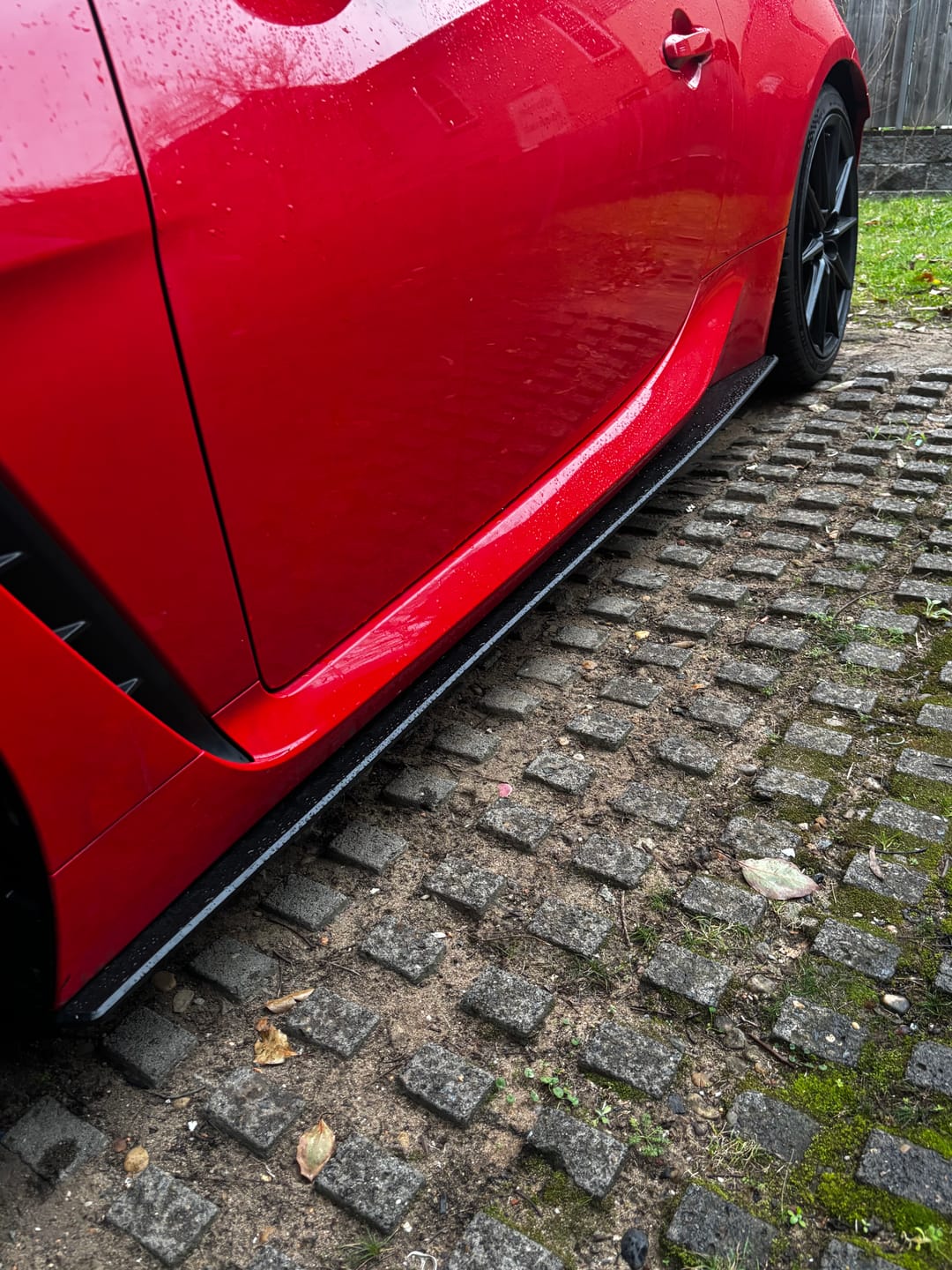 Customer photo review of ZN8 GR86 Full Lip Splitter Set (GLOSS BLACK)