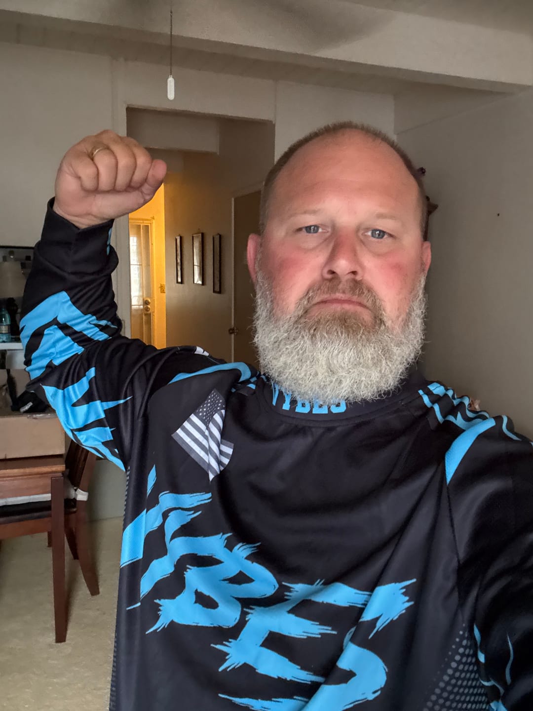 Customer photo review of Vybes Racing Jersey