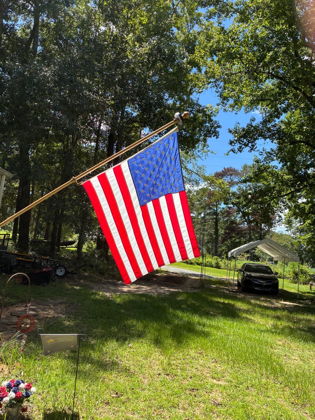 Customer photo review of 6' Flagpole