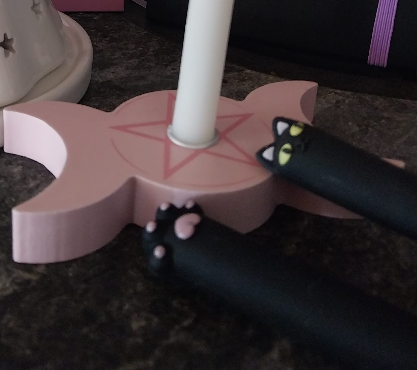 Customer photo review of Katzen Kugelschreiber 2er-Set – Stift mit Katzenohren und Pfoten