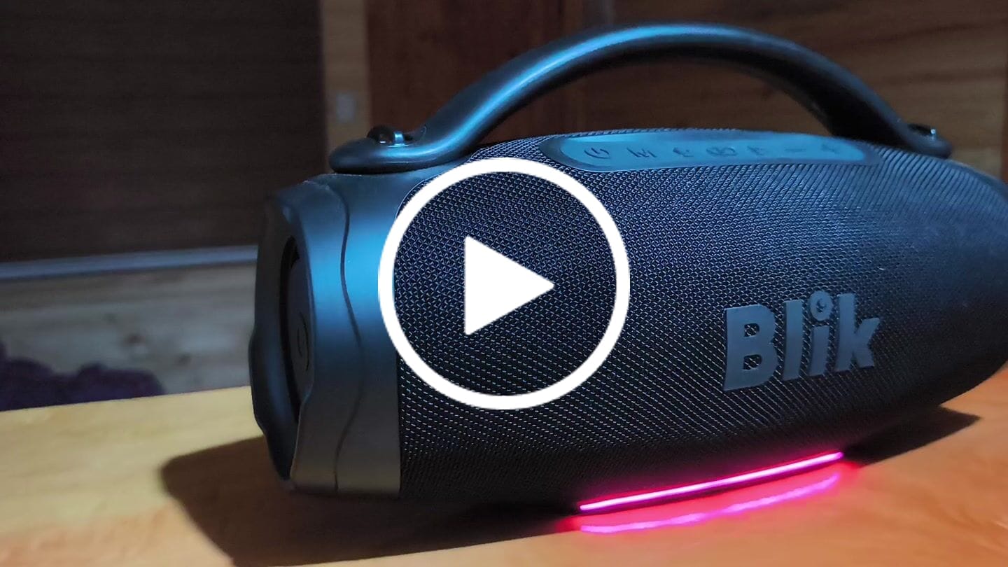 Customer video review of Parlante Bluetooth Portátil Blik Powerbass60 60W 15 Hrs