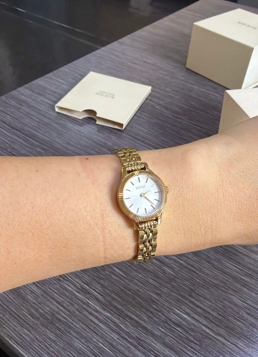 Customer photo review of Sophie Gold White