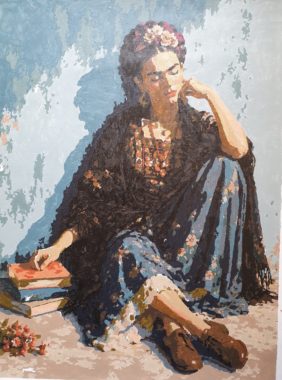 Customer photo review of Bohemian Reverie | Paint by Number