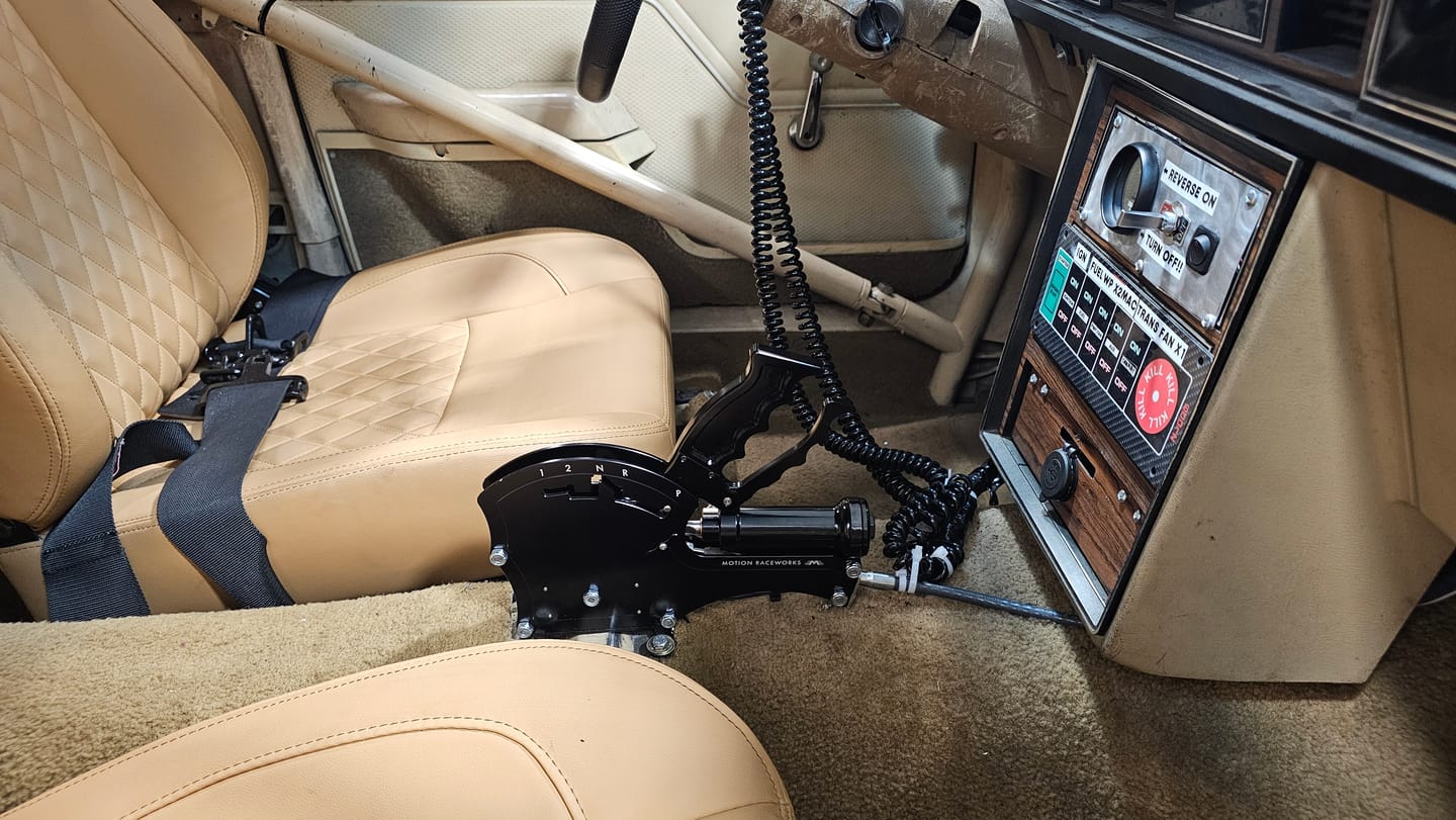 Customer photo review of Powerglide Operator Series Billet Shifter Front Exit Cable