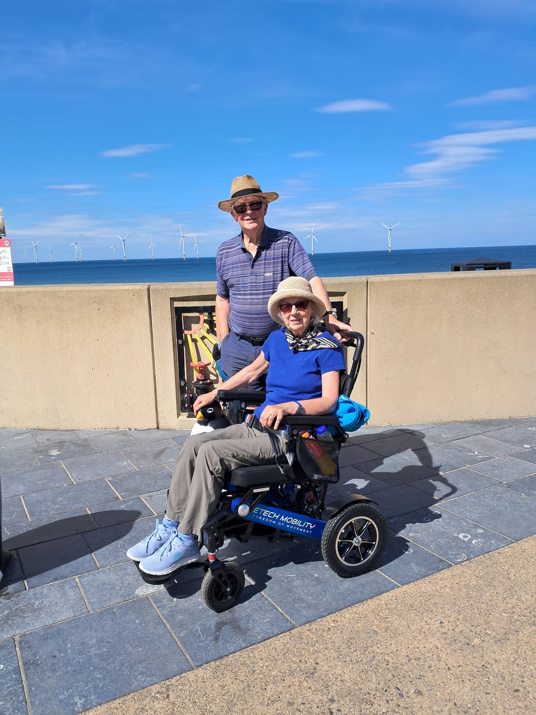 Customer photo review of Lightweight Electric Wheelchair | Folding Powerchair | Freedom Pro ST