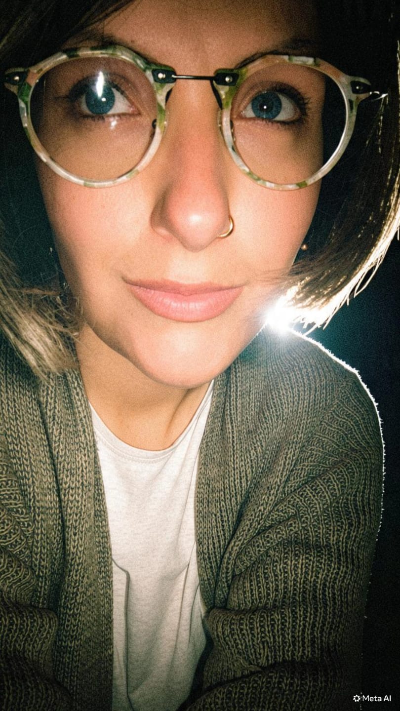 Customer photo review of Petal Eyeglasses