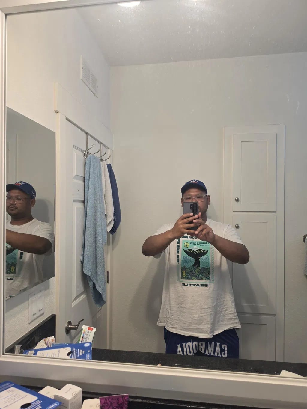 Customer photo review of Cambodia Heritage Basketball Shorts