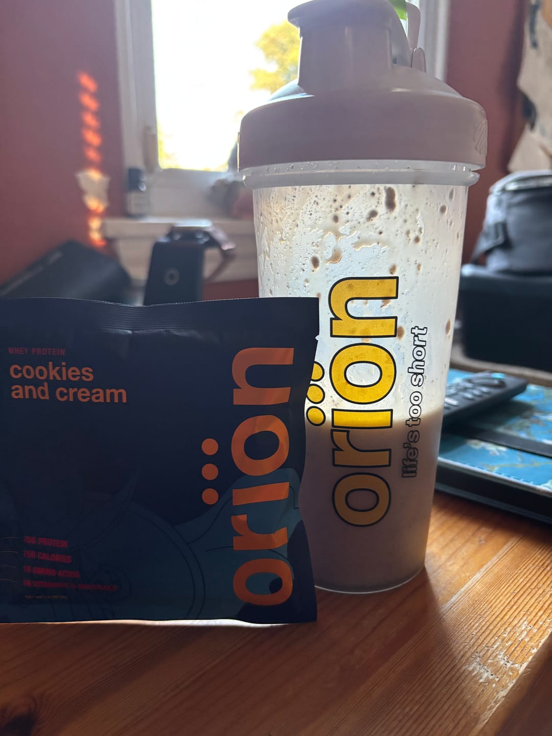 Customer photo review of Cookies and Cream Sample Bundle