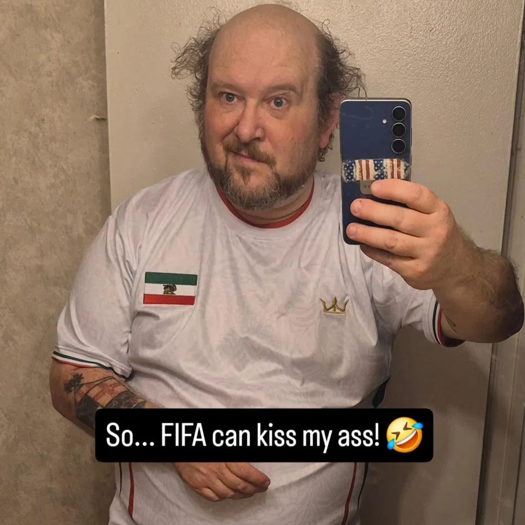 Customer photo review of Iran Lion & Sun Heritage Custom Football Jersey