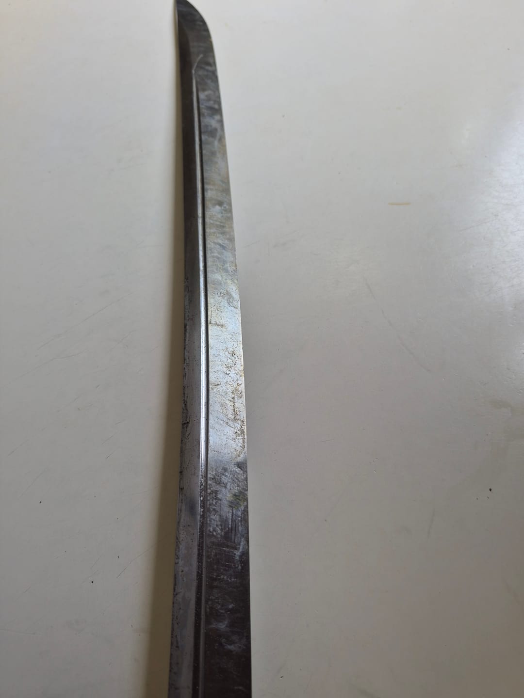 Customer photo review of The Surudoi Handmade Katana Extra Sharp Spring Steel Unokubi-Zukuri