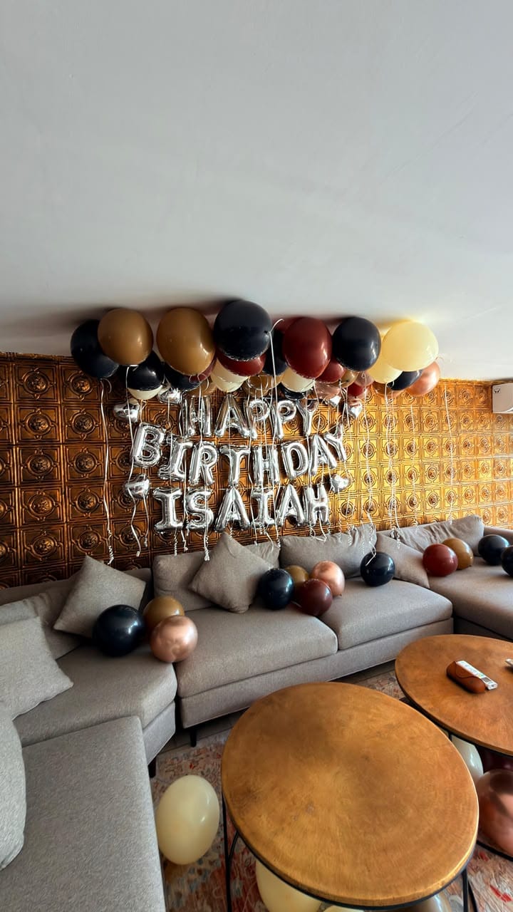 Customer photo review of 🎊 Indoor Room Decorations - Villa Room Setup