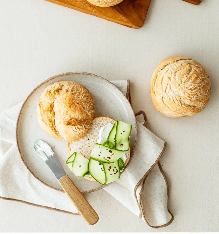 Customer photo review of Crusty Golden Potato Rolls (4 pack)