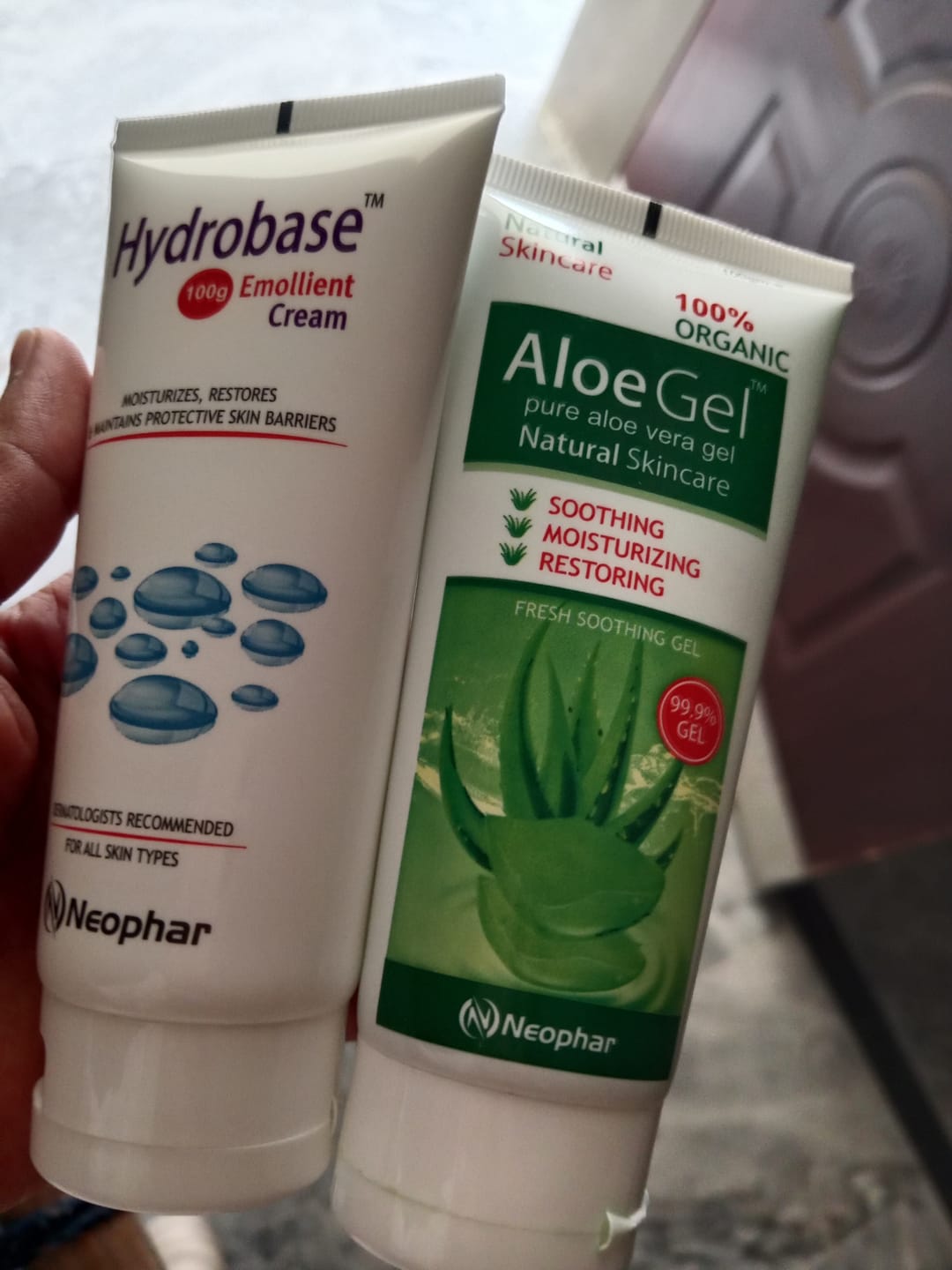 Customer photo review of Aloegel Pure Aloe Vera Gel