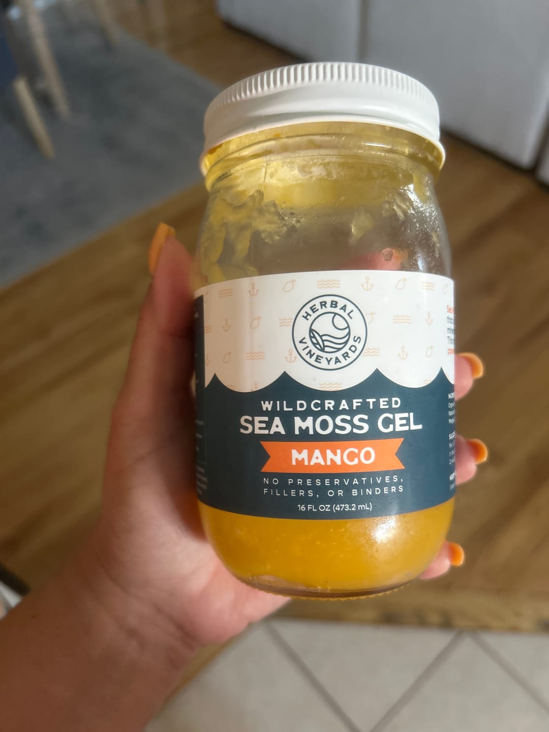 Customer photo review of Flavored Sea Moss Gel Trio Bundle