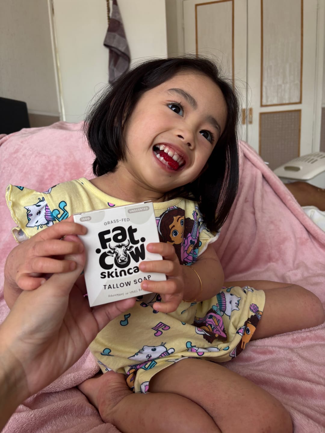 Customer photo review of Grass-Fed Tallow Soap | Moisturising Cleansing Bar