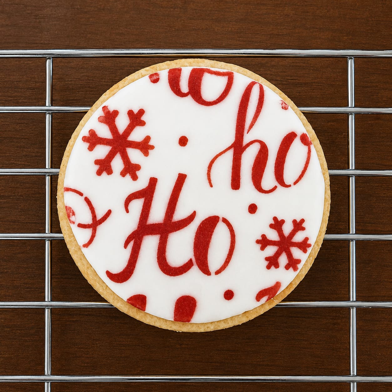 Customer photo review of Ho Ho Ho Cookie Stencil