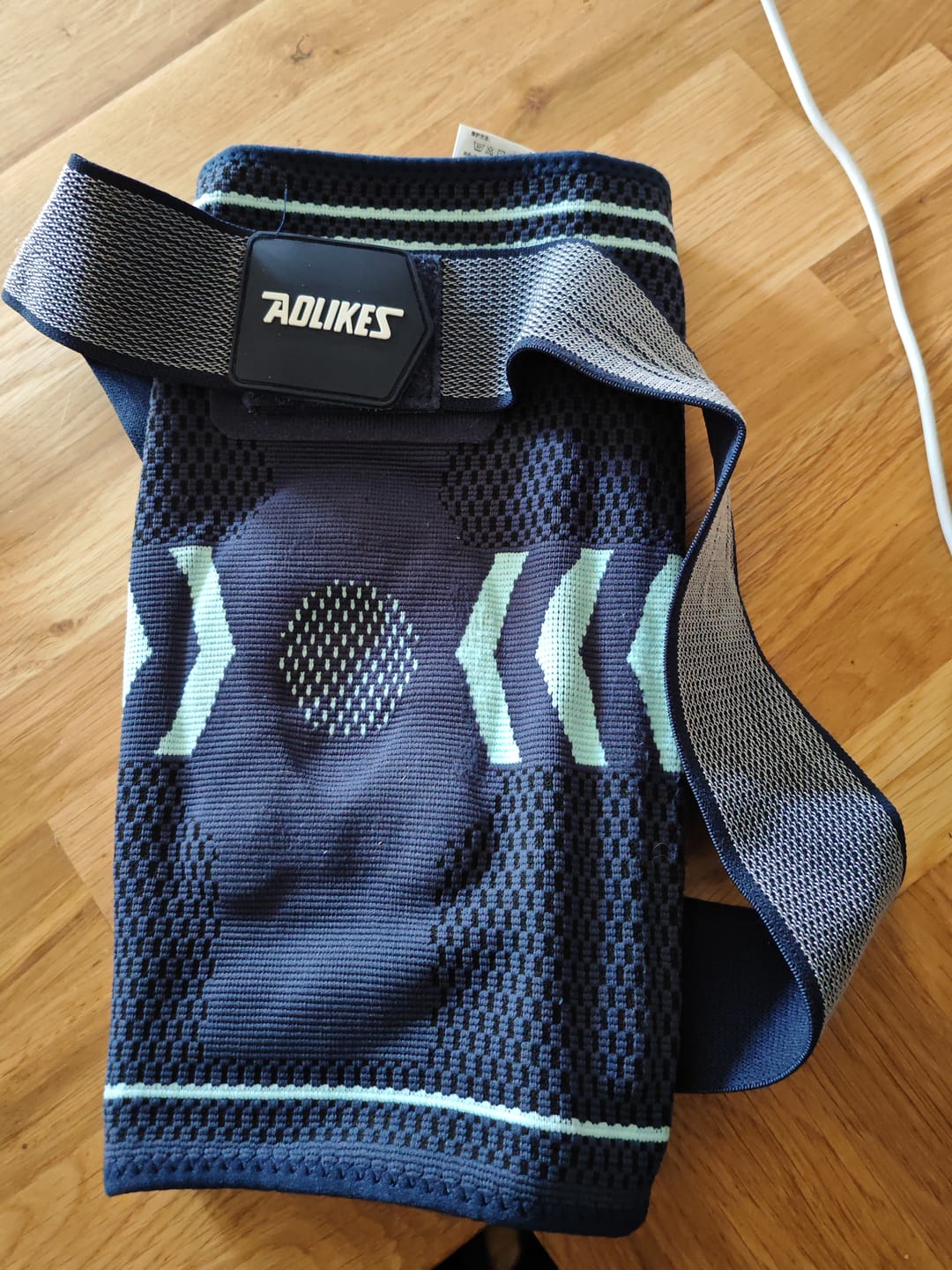 Customer photo review of Silicone Gel Wrestling Knee Pads