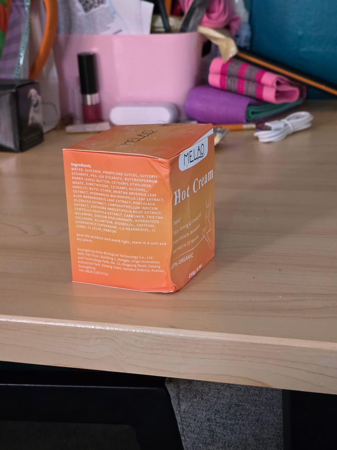 Customer photo review of DRENZA® Gel Anticelulítico Termoactivo 250g