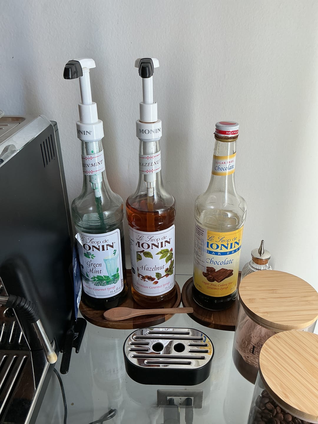Customer photo review of Syrup Monin Sabor Menta Verde 750 Ml