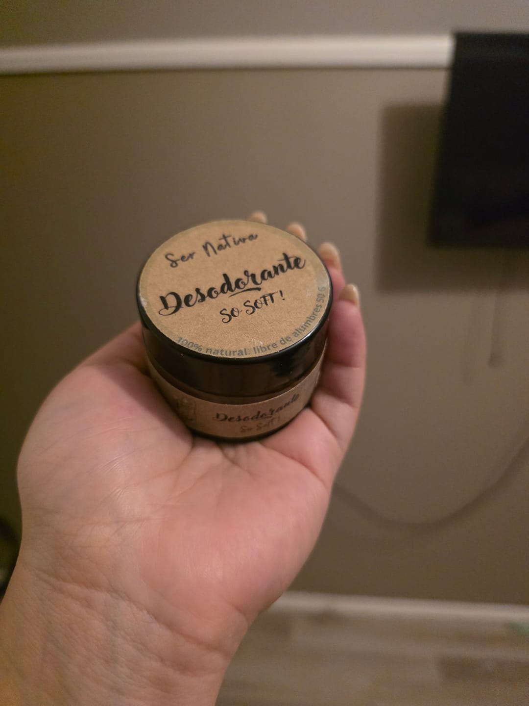 Customer photo review of Desodorante natural So Soft