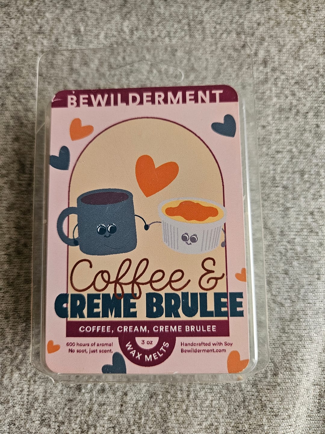 Customer photo review of Coffee & Creme Brulee Wax Melts