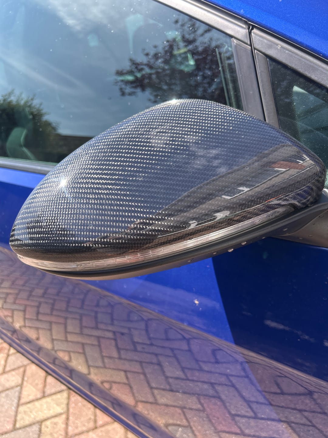 Customer photo review of VW Golf MK7/MK7.5 GTI/GTD/R Carbon Fibre Mirror Covers (2013-2020)