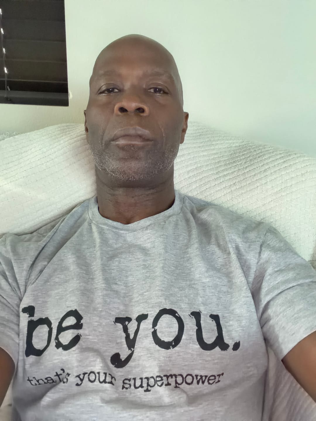 Customer photo review of Be You. That's Your Superpower Tee