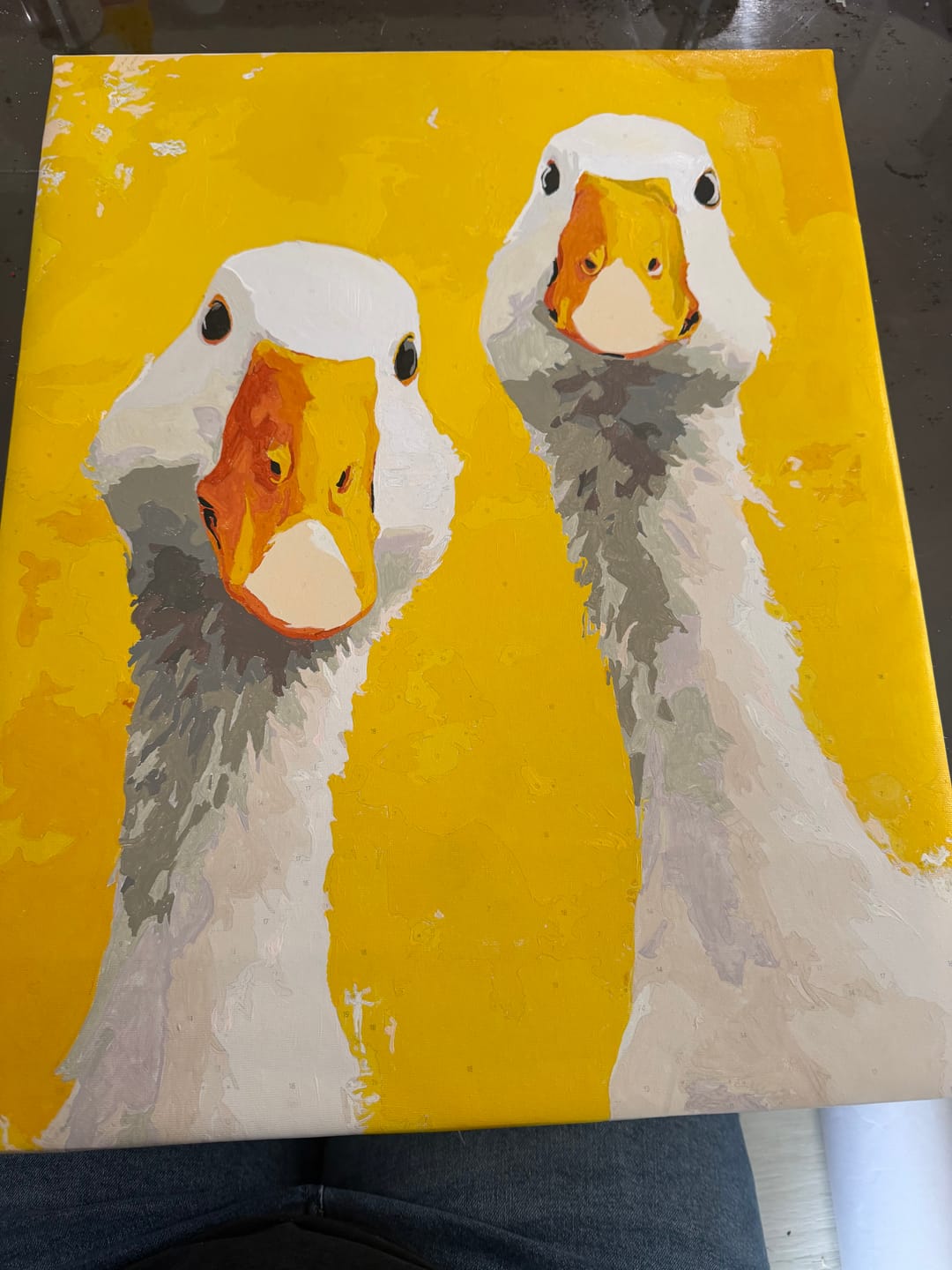 Customer photo review of Curiosity | Paint by Number