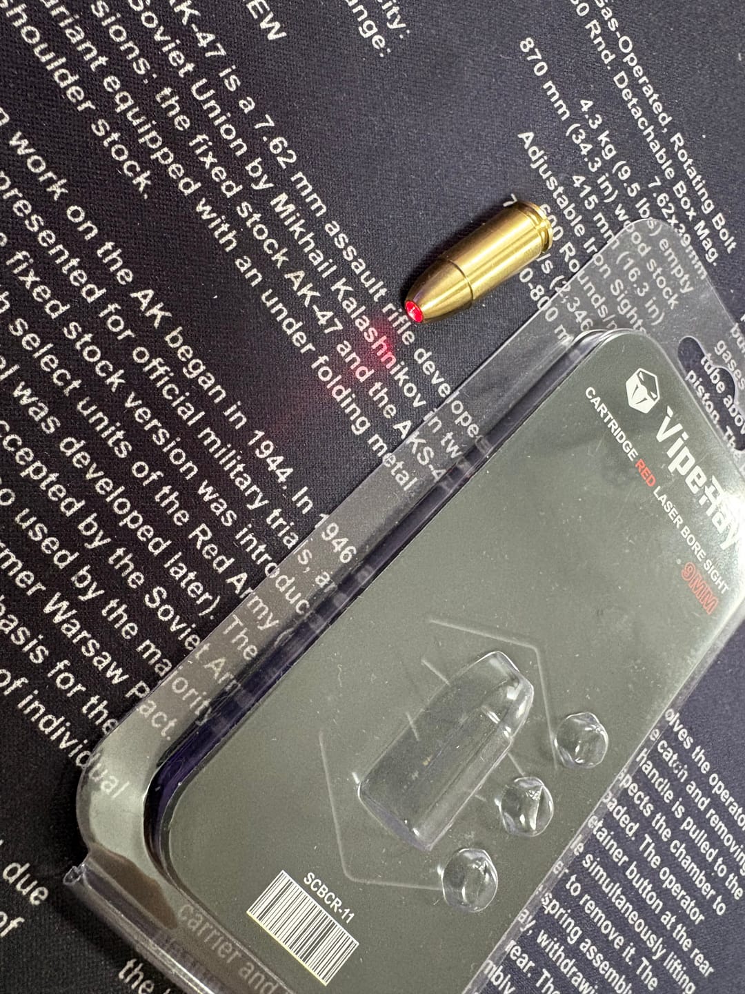 Customer photo review of Vector Optics Laser Boresighter für viele gängigen Kaliber