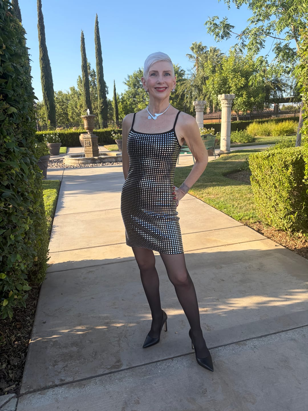 Customer photo review of PLAY -  FREE HUGGING SEAMLESS TIGHTS - SHEER