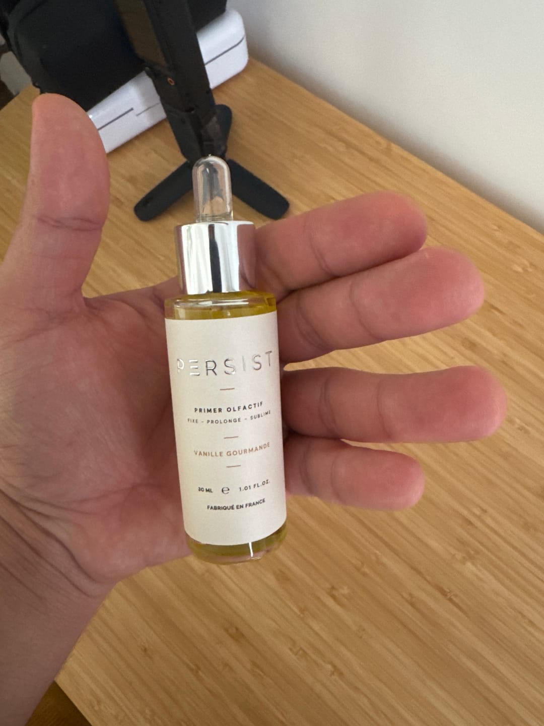 Customer photo review of Persist - Primer Olfactif Vanille Gourmande