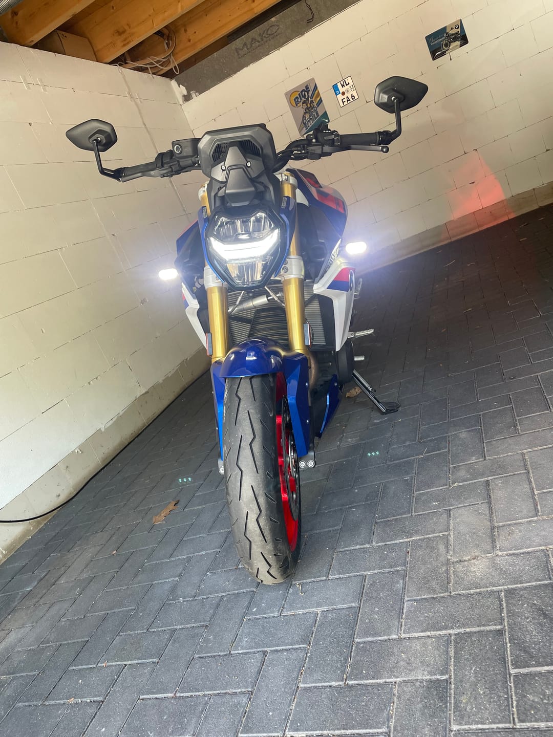 Customer photo review of T3 Switchback M8 LED Turn Signals - Front