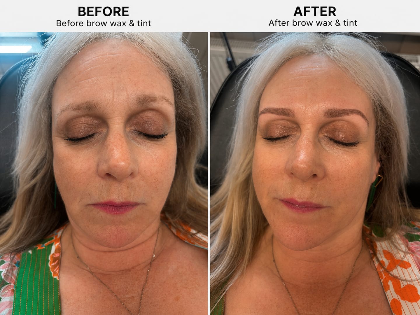 Customer photo review of Light Brown - Brow & Lash Tint - 15ml