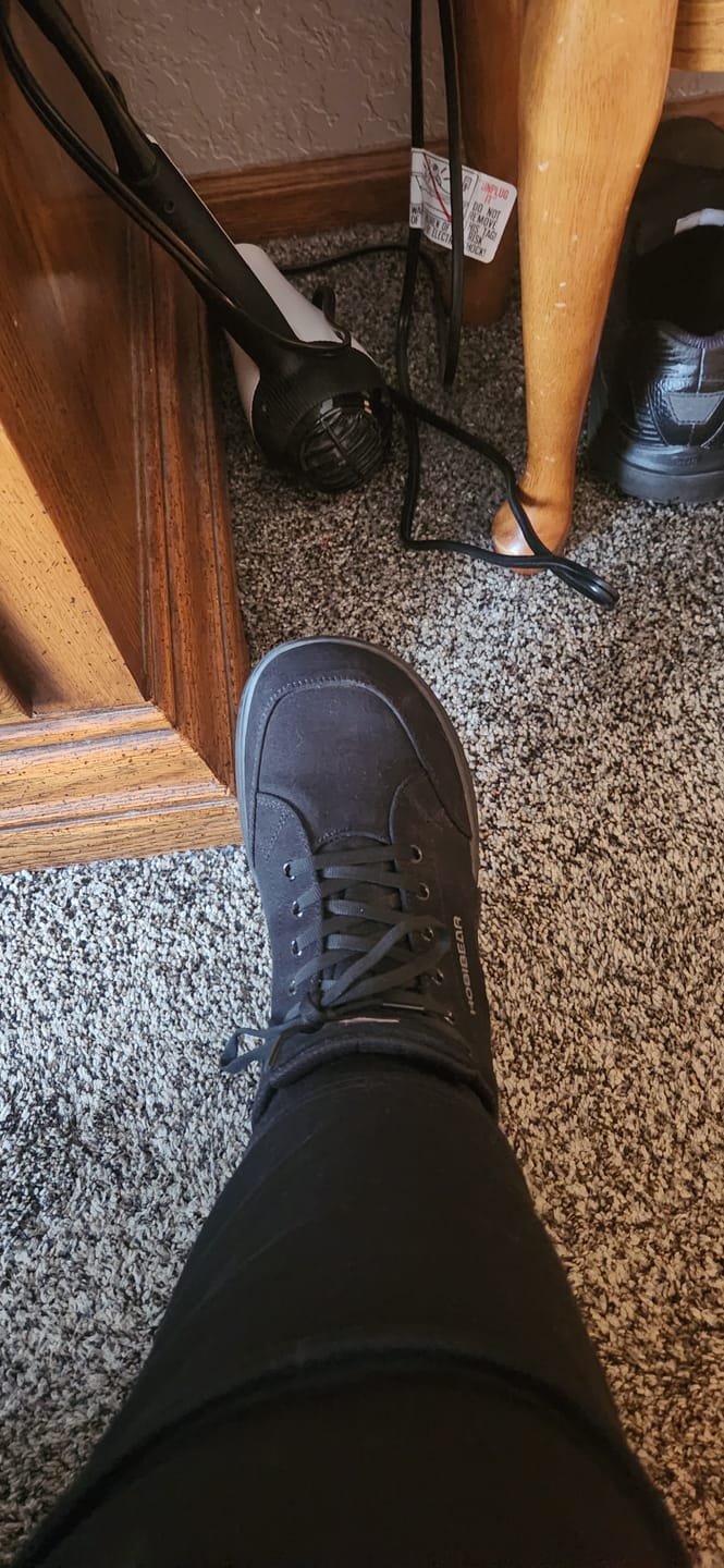 Customer photo review of Dawn - Wide Toe Shoes