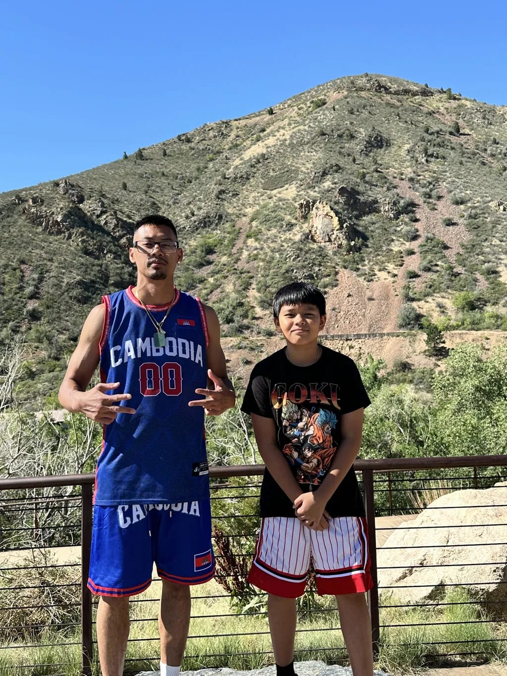 Customer photo review of Cambodia Heritage Custom Basketball Jersey