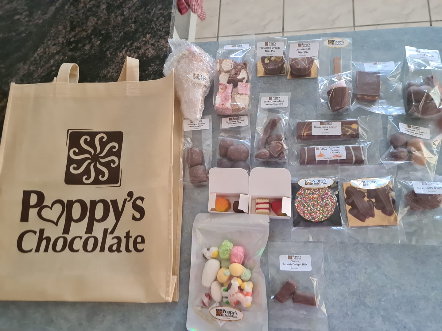 Customer photo review of Poppy's Deluxe Show Bag