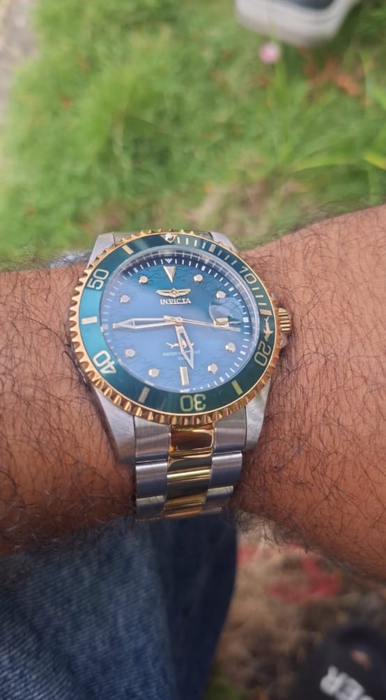 Customer photo review of Reloj Análogo para Hombre Invicta Pro Diver 48791 - Oro, Acero