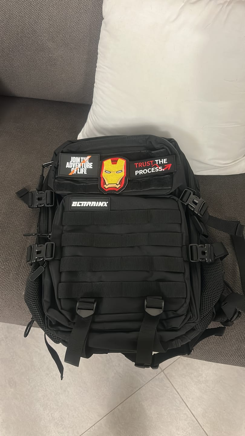 Customer photo review of Mochila Táctica 25L All in Negro