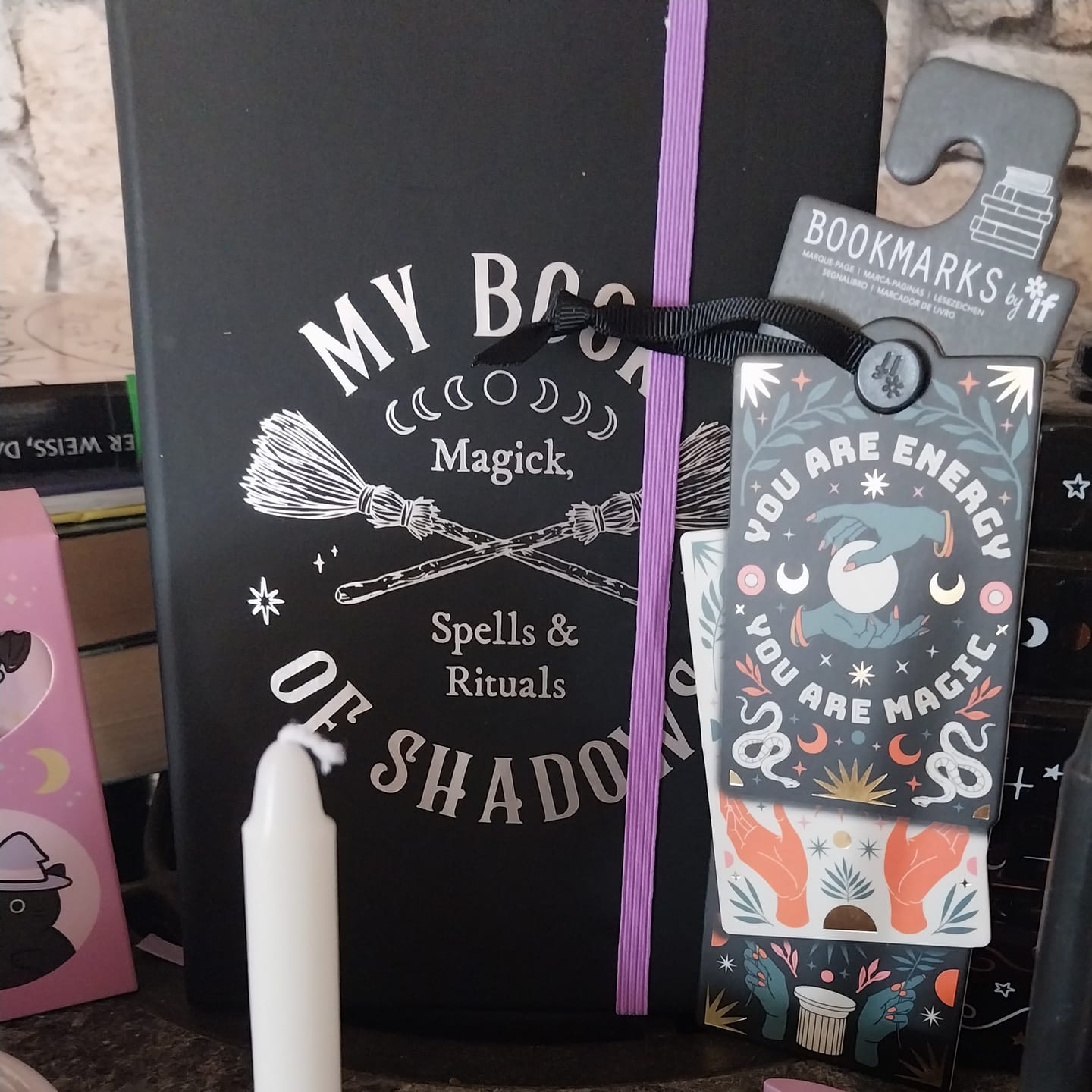 Customer photo review of Book of Shadows Notizbuch A5 – Coven Club Hexenbuch