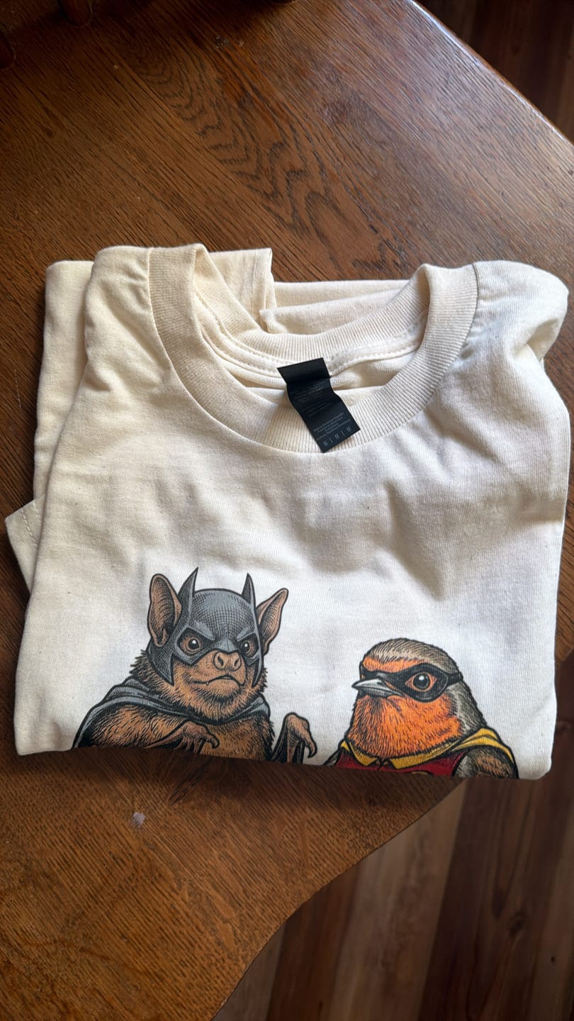 Customer photo review of Bat N Robin 11 T-Shirt