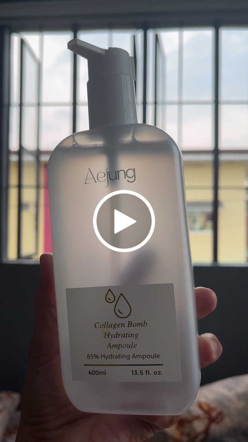 Customer video review of Aejung™ Collagen Bomb Hydrating Ampoule