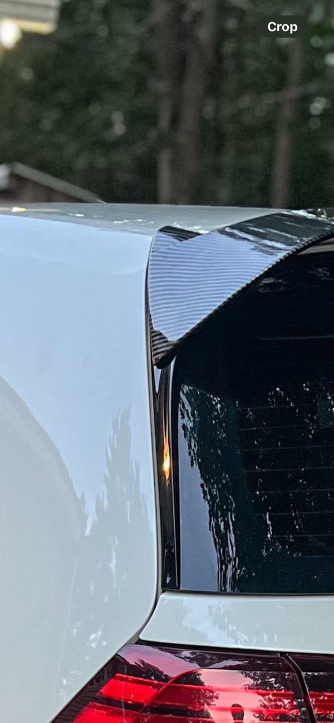Customer photo review of Volkswagen Oettinger Style Rear Spoiler for Golf MK7 & 7.5