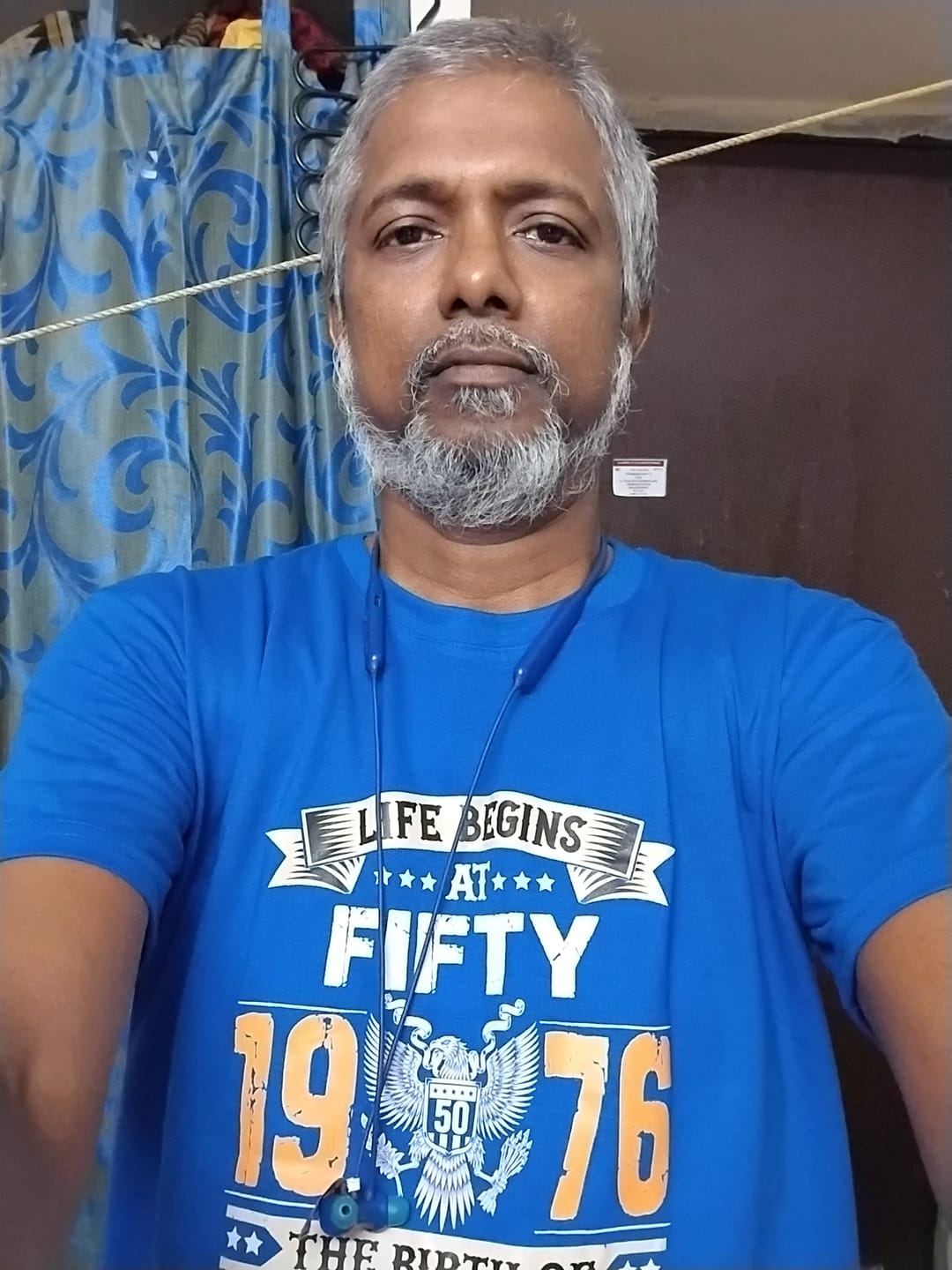 Customer photo review of Life Begins at 50, 1976 The Birth of Legends Premium T-shirt