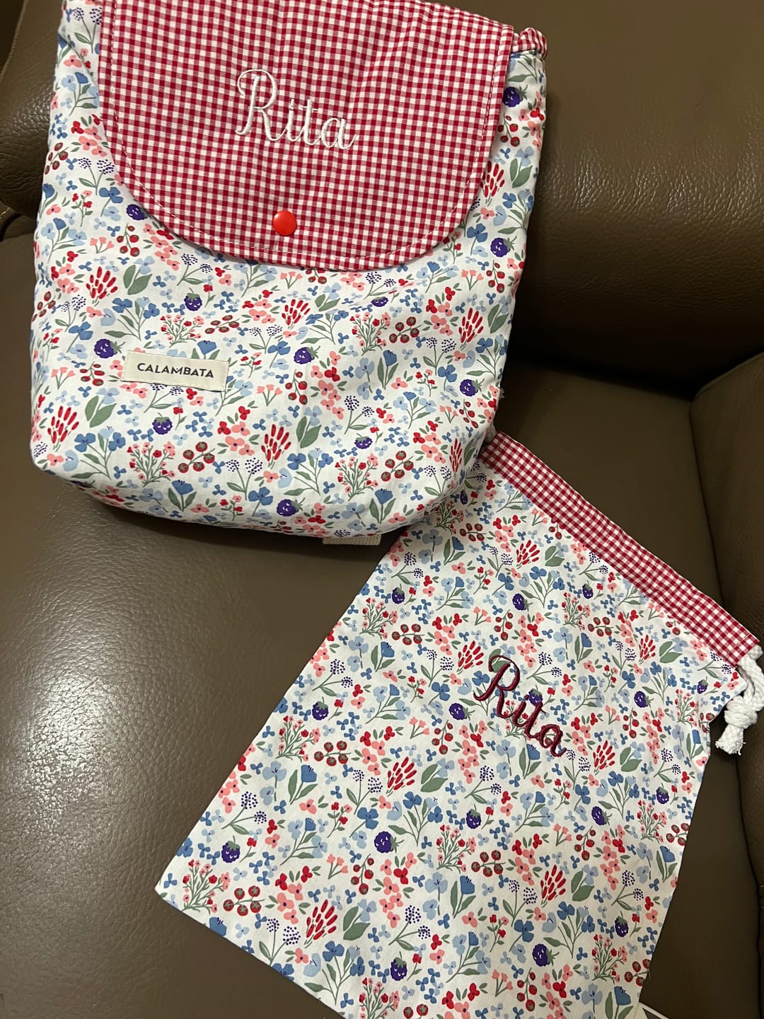 Customer photo review of Mochila personalizada Rita