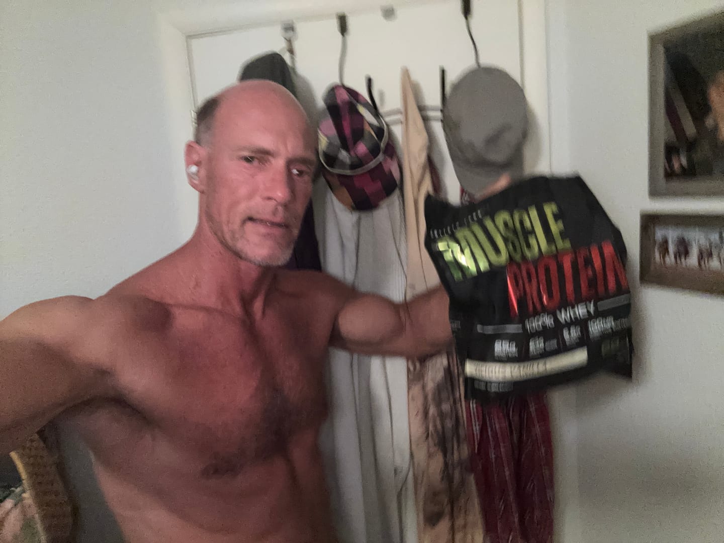 Customer photo review of 100% Whey Protein Powder