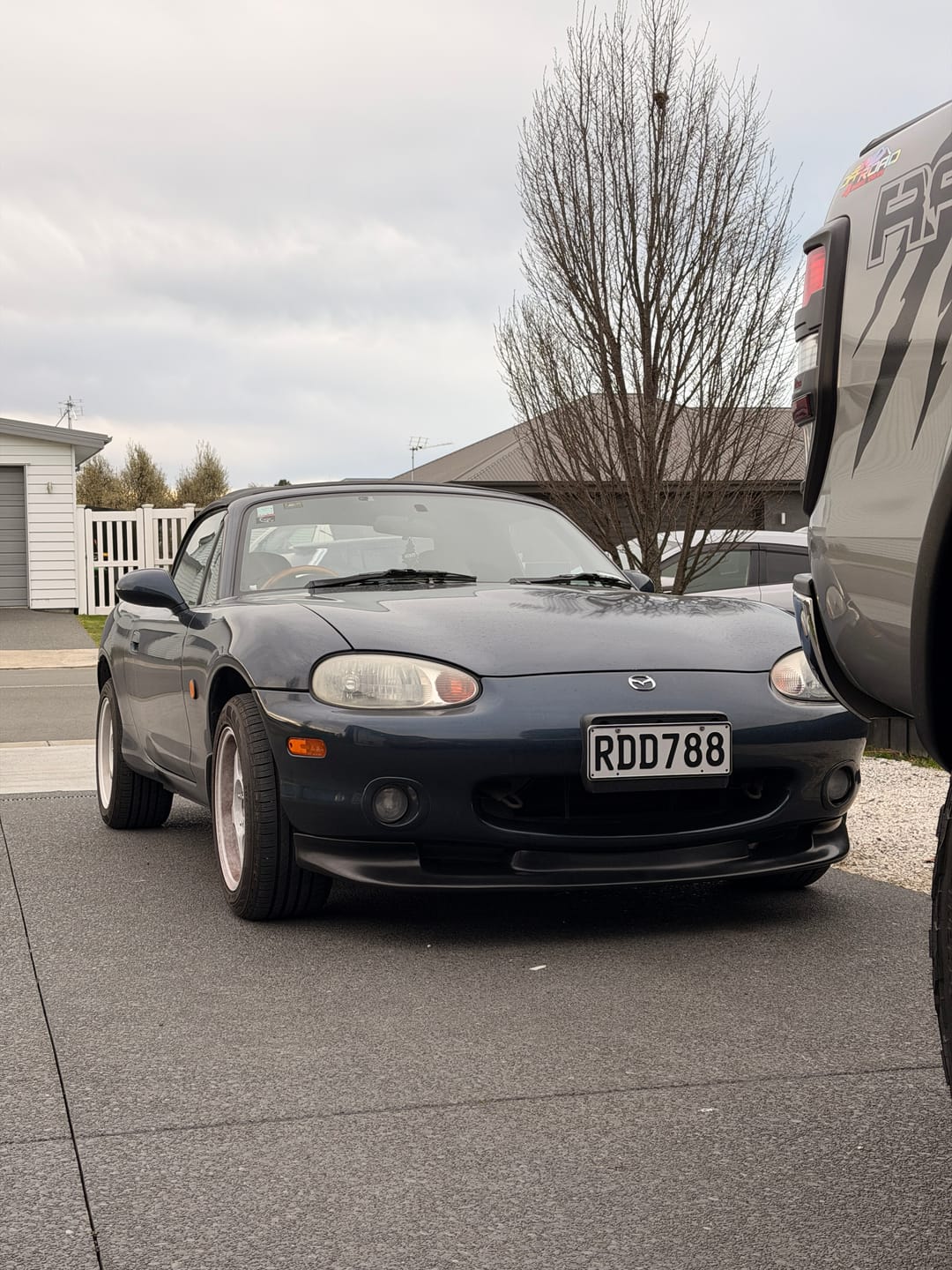 Customer photo review of Mazda MX5 NB1 Front Lower Lip GV Style - PU Plastic