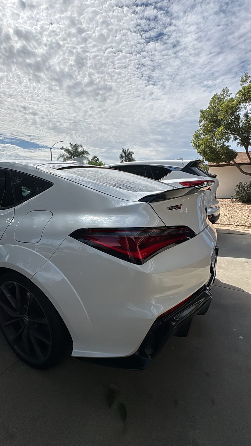 Customer photo review of 2023-Up Acura Integra Extended Rear Spoiler